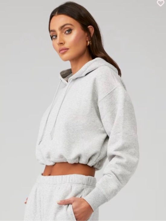 Good American Tops - Good American Cropped Hoodie